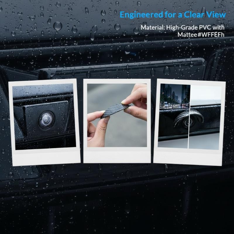 車のリアビューカメラレインガード 1/2/4 個日焼け防止防 - Camera Rain Cover のレビューと価格