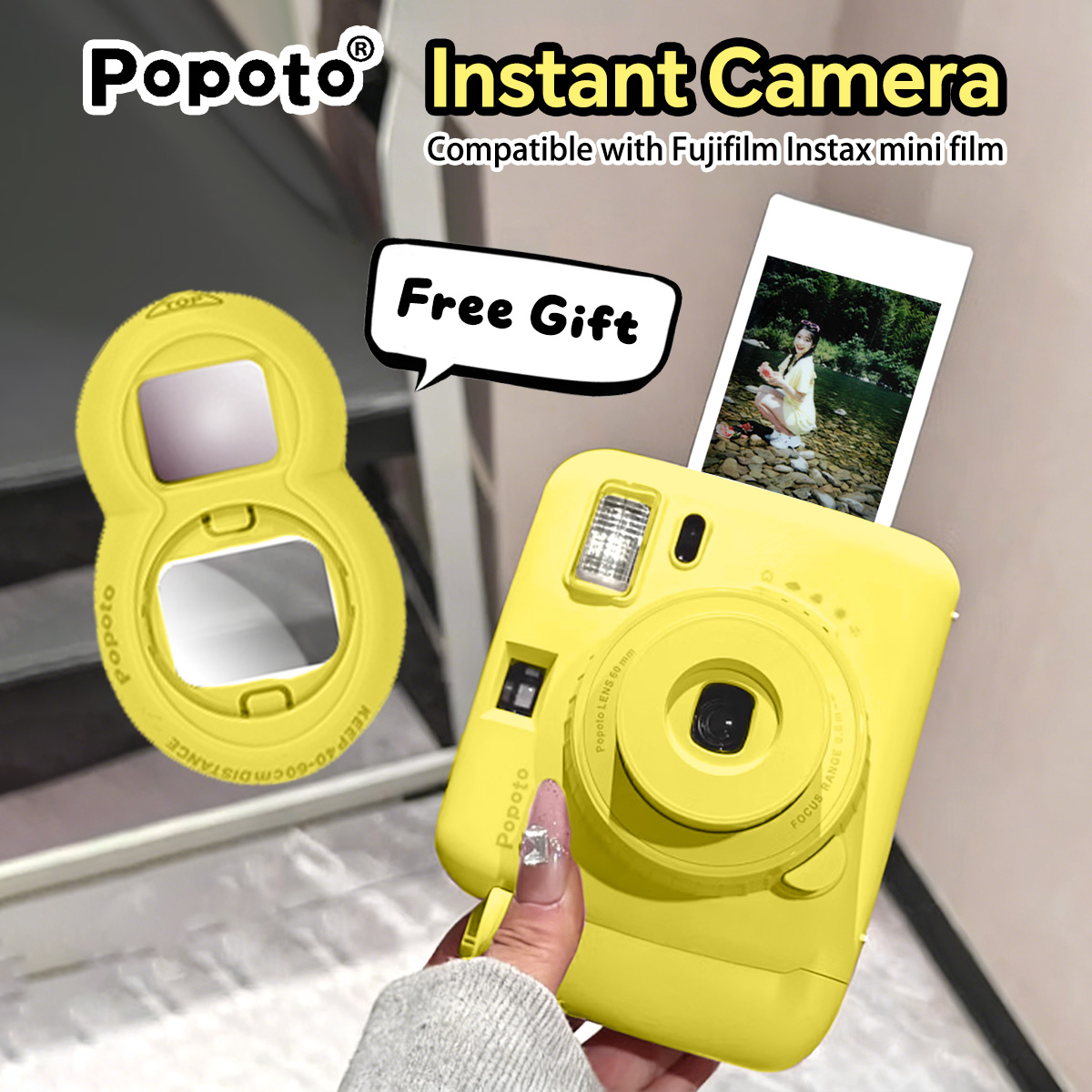 ポポトインスタントカメラ キュートマカロン トレンドフィルム - Photography Close Up のレビューと価格