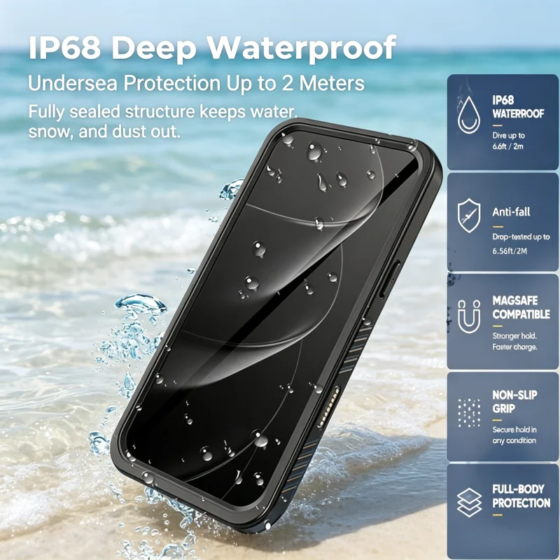 IP68防水水中撮影ケース iPhone 17 16 15  - Photography With Iphone 15 のレビューと価格