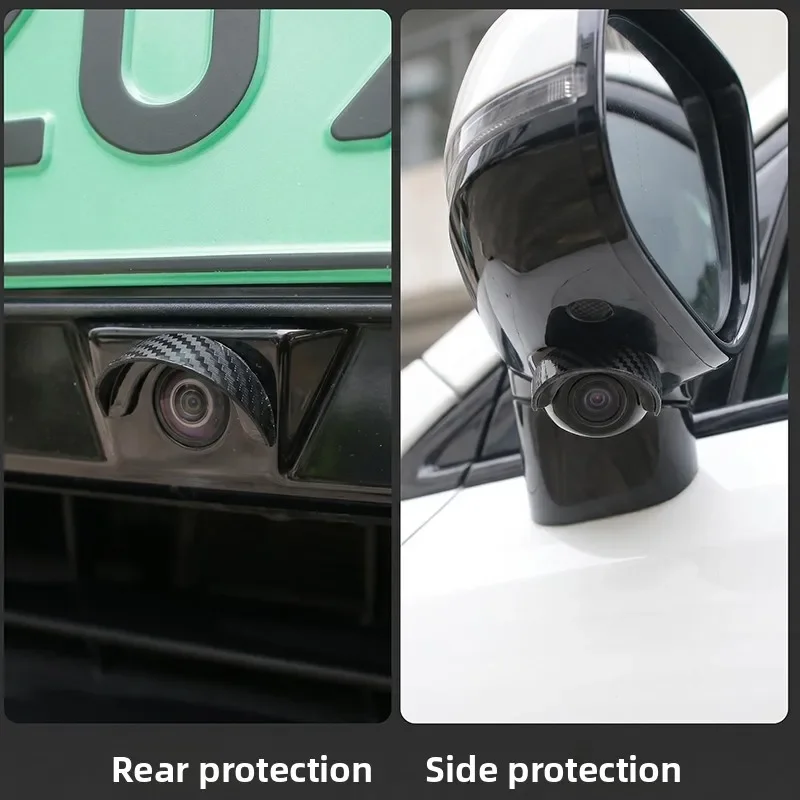 カーボンファイバー製のレインカバーと、車のリアバックカメラ用 - Camera Rain Cover のレビューと価格