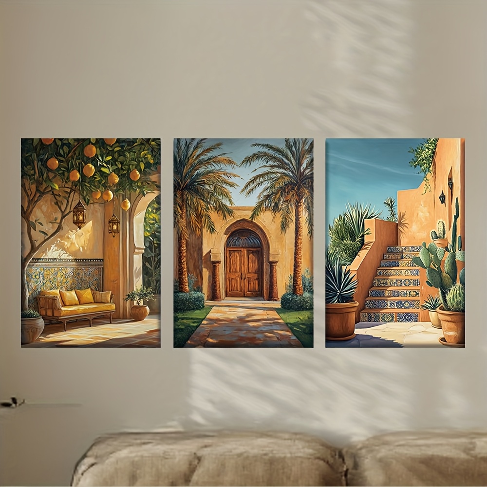 フレームレス[JIT]3枚セット、キャンバス絵画--額なし、 - Photography Course のレビューと価格