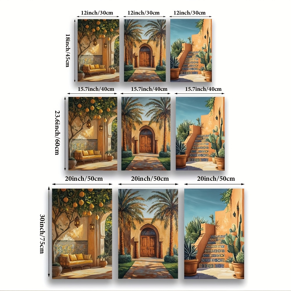 フレームレス[JIT]3枚セット、キャンバス絵画--額なし、 - Photography Course のレビューと価格